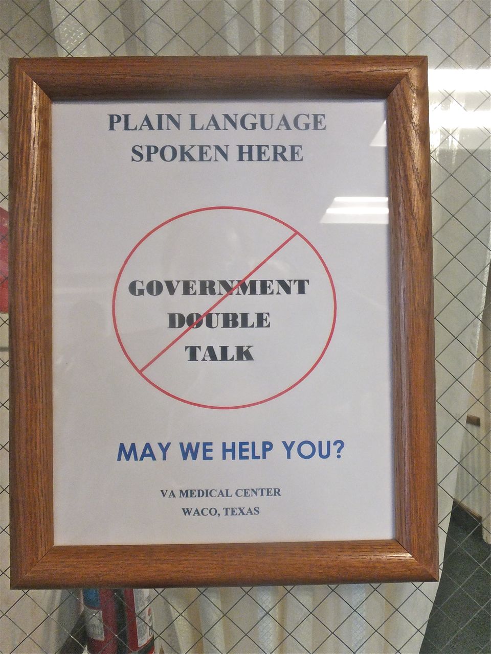 This sign is not official, nor is it true.